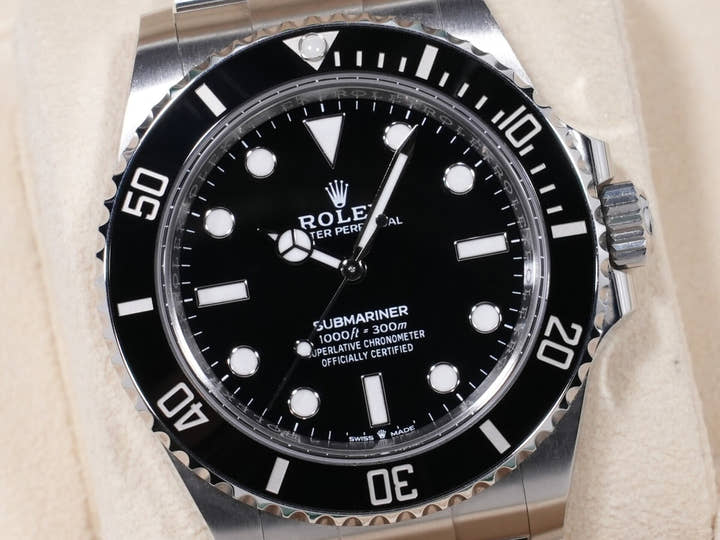 ロレックス サブマリーナー ノンデイト Ref.124060 ステンレススチール ブラック文字盤 中古 oijfa5c4