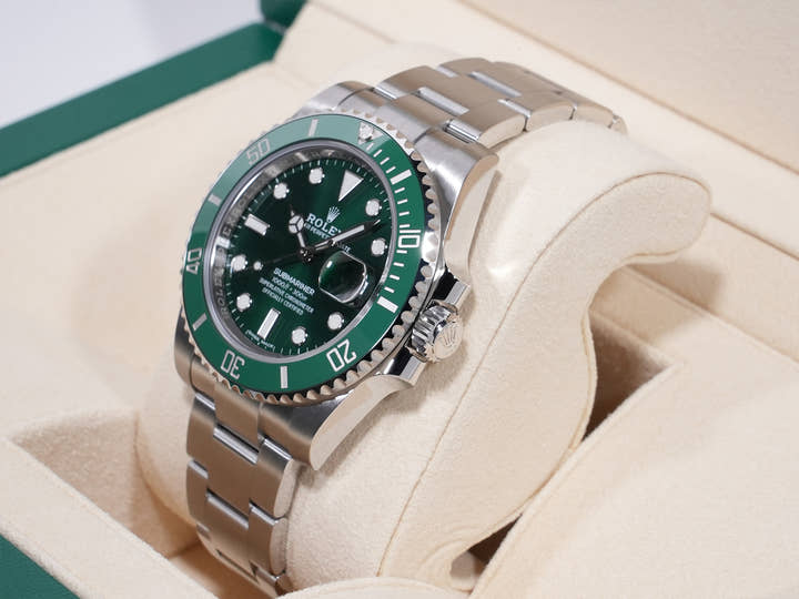 ロレックス サブマリーナー デイト Ref.116610LV ステンレススチール グリーン文字盤 未使用 e6i2ikjq