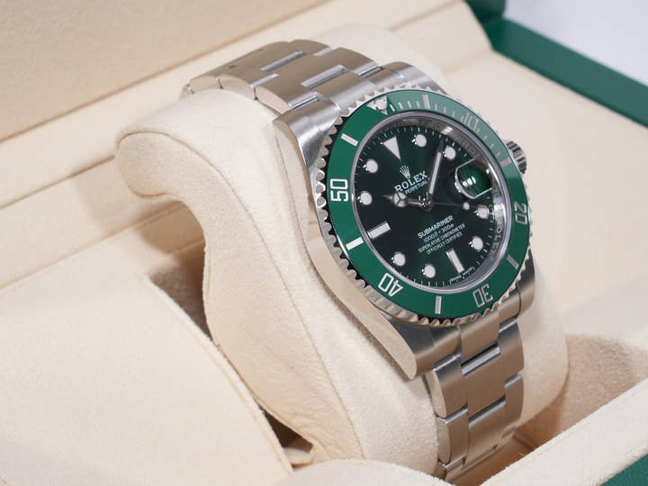 ロレックス サブマリーナー デイト Ref.116610LV ステンレススチール グリーン文字盤 未使用 e6i2ikjq