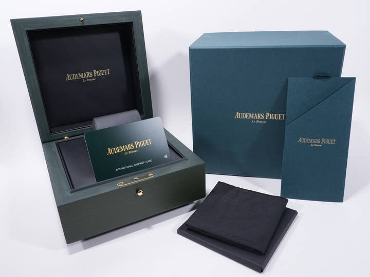 オーデマピゲ CODE 11.59 バイ オーデマ ピゲ クロノグラフ Ref.26393OR.OO.A348KB.01 ピンクゴールド ナイトブルー文字盤 美品 gejn6smp