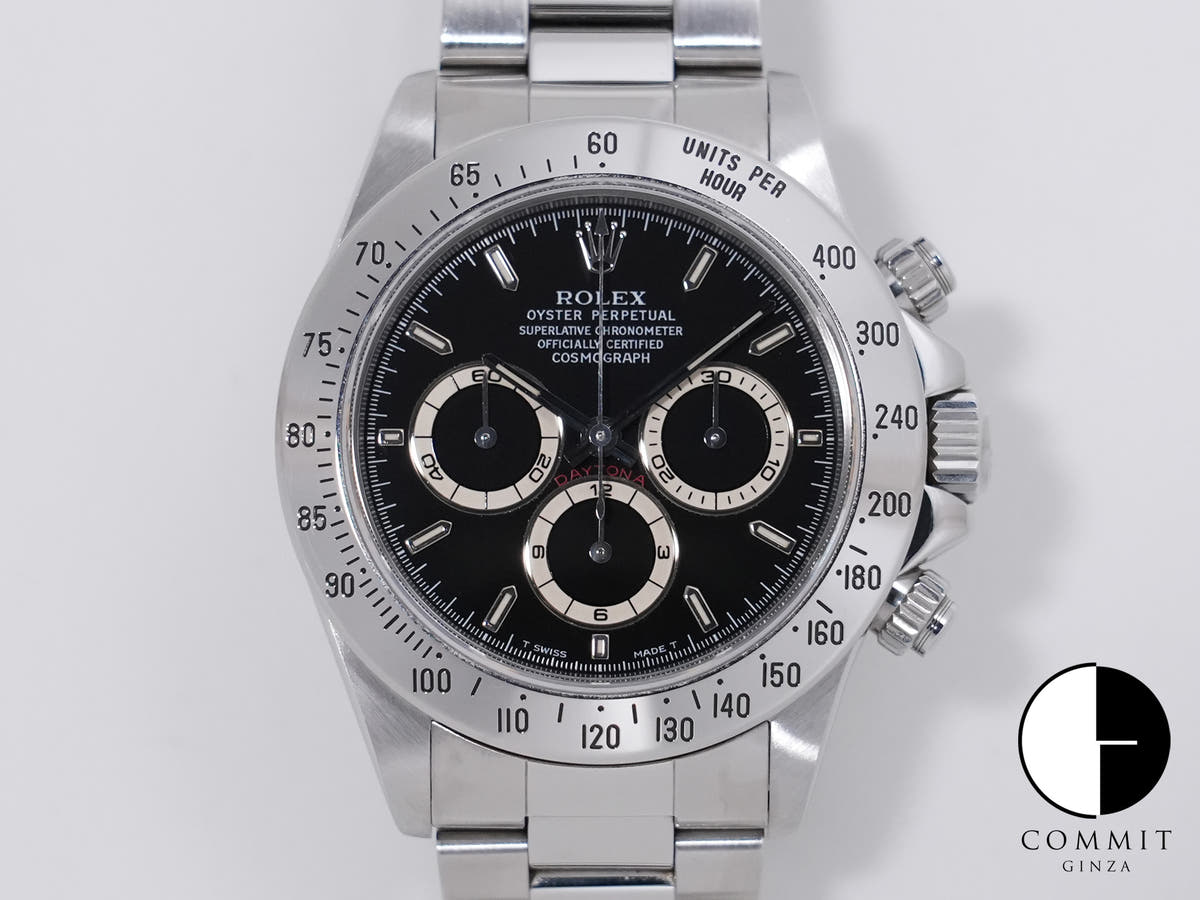 ロレックス デイトナ エルプリメロ Ref.16520 ステンレススチール ブラック文字盤 中古 aebfkvkc