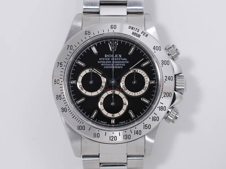 ロレックス デイトナ エルプリメロ Ref.16520 ステンレススチール ブラック文字盤 中古 aebfkvkc