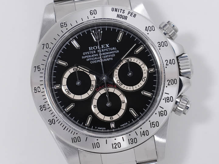 ロレックス デイトナ エルプリメロ Ref.16520 ステンレススチール ブラック文字盤 中古 aebfkvkc