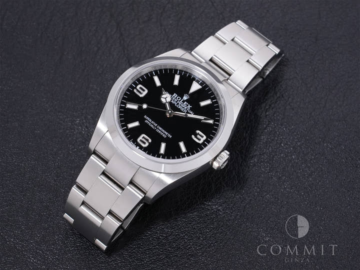 ロレックス エクスプローラー36 Ref.124270 ステンレススチール ブラック文字盤 オイスターブレスレット 中古 y9axbecz