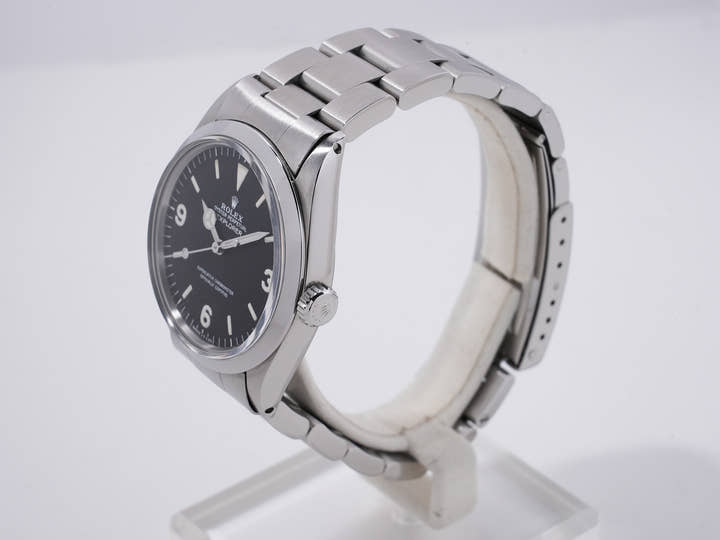 ロレックス エクスプローラーI Ref.1016 ステンレススチール ブラック文字盤 中古 j63wq6zz