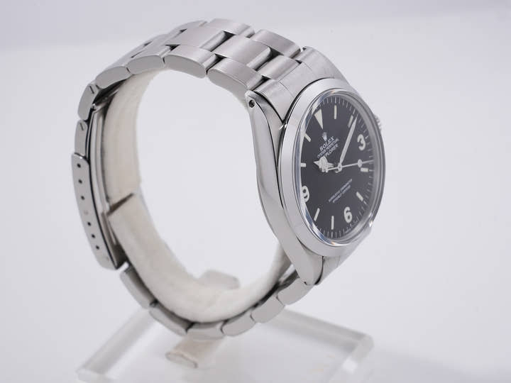 ロレックス エクスプローラーI Ref.1016 ステンレススチール ブラック文字盤 中古 j63wq6zz