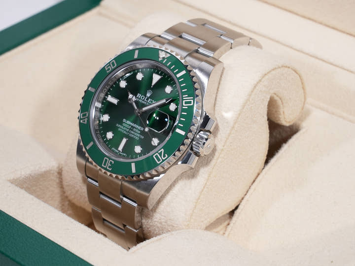 ロレックス サブマリーナー デイト Ref.116610LV ステンレススチール グリーン文字盤 中古 s9x78td5