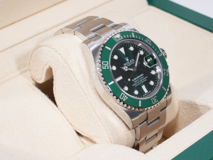ロレックス サブマリーナー デイト Ref.116610LV ステンレススチール グリーン文字盤 中古 s9x78td5