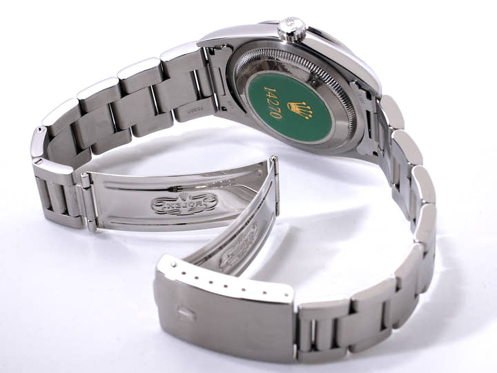 ロレックス エクスプローラーI Ref.14270 ステンレススチール ブラック文字盤 オイスターブレスレット 中古 26rm99j8