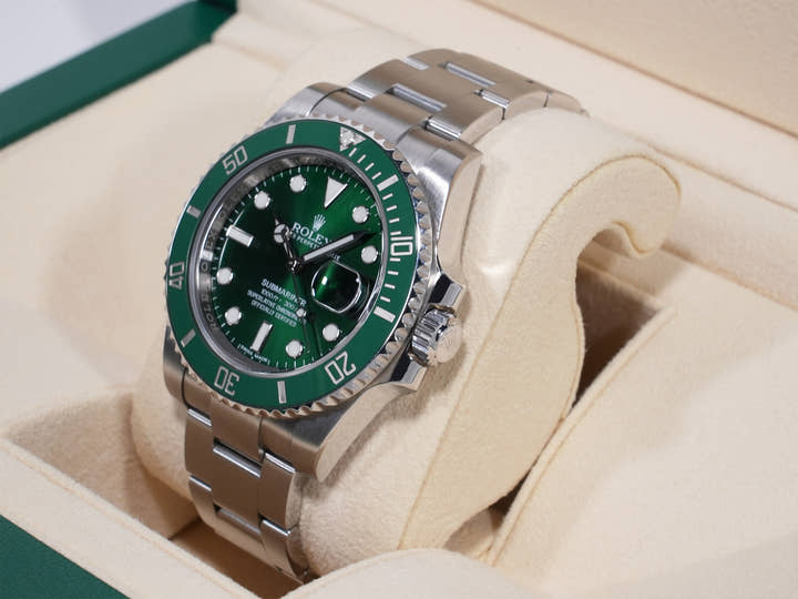 ロレックス サブマリーナー デイト Ref.116610LV ステンレススチール グリーン文字盤 中古 4s6dgvfy