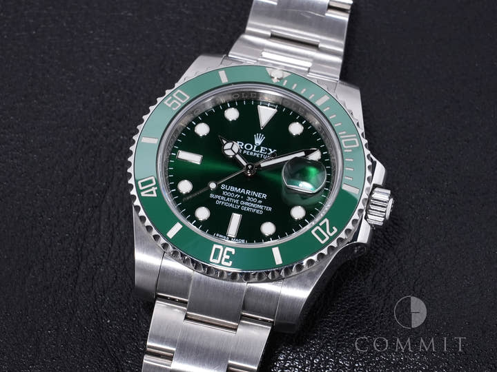 ロレックス サブマリーナー デイト Ref.116610LV ステンレススチール グリーン文字盤 中古 4s6dgvfy