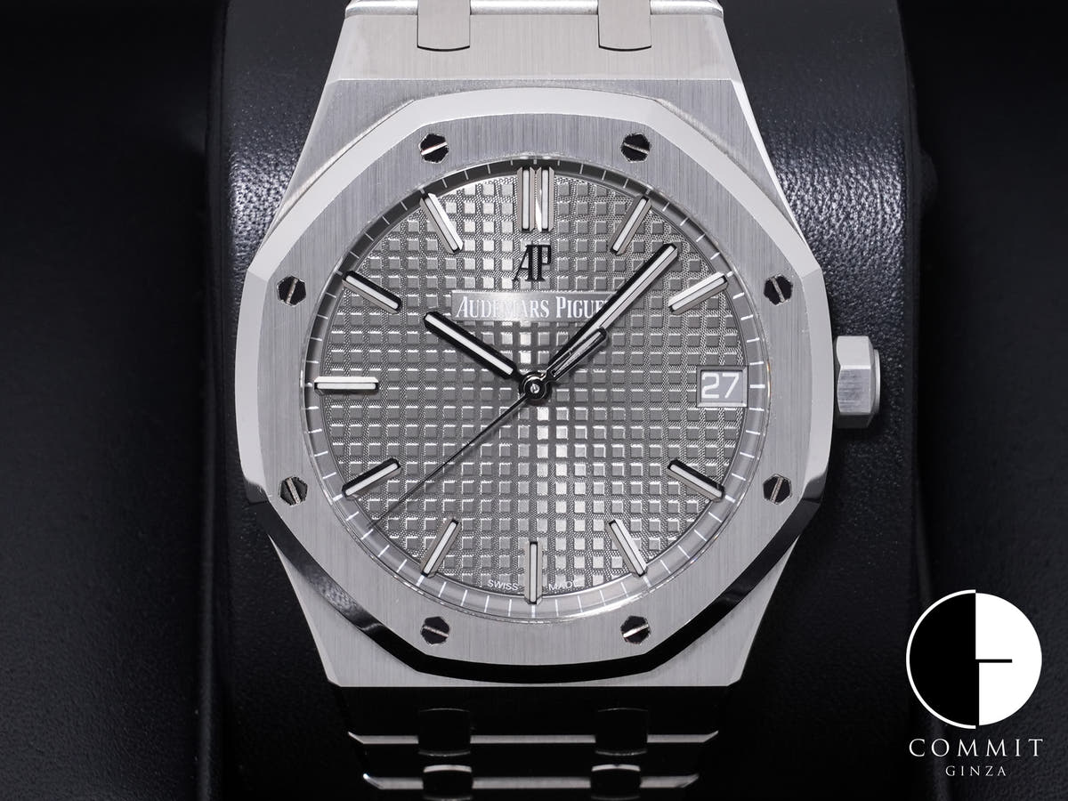 オーデマピゲ ロイヤルオーク Ref.15500ST.OO.1220ST.02 ステンレススチール スレートグレー文字盤 美中古 a5tqro3r