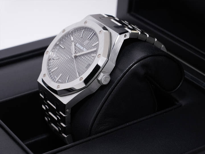 オーデマピゲ ロイヤルオーク Ref.15500ST.OO.1220ST.02 ステンレススチール スレートグレー文字盤 美中古 a5tqro3r