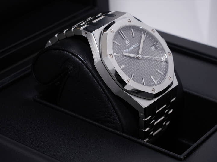 オーデマピゲ ロイヤルオーク Ref.15500ST.OO.1220ST.02 ステンレススチール スレートグレー文字盤 美中古 a5tqro3r