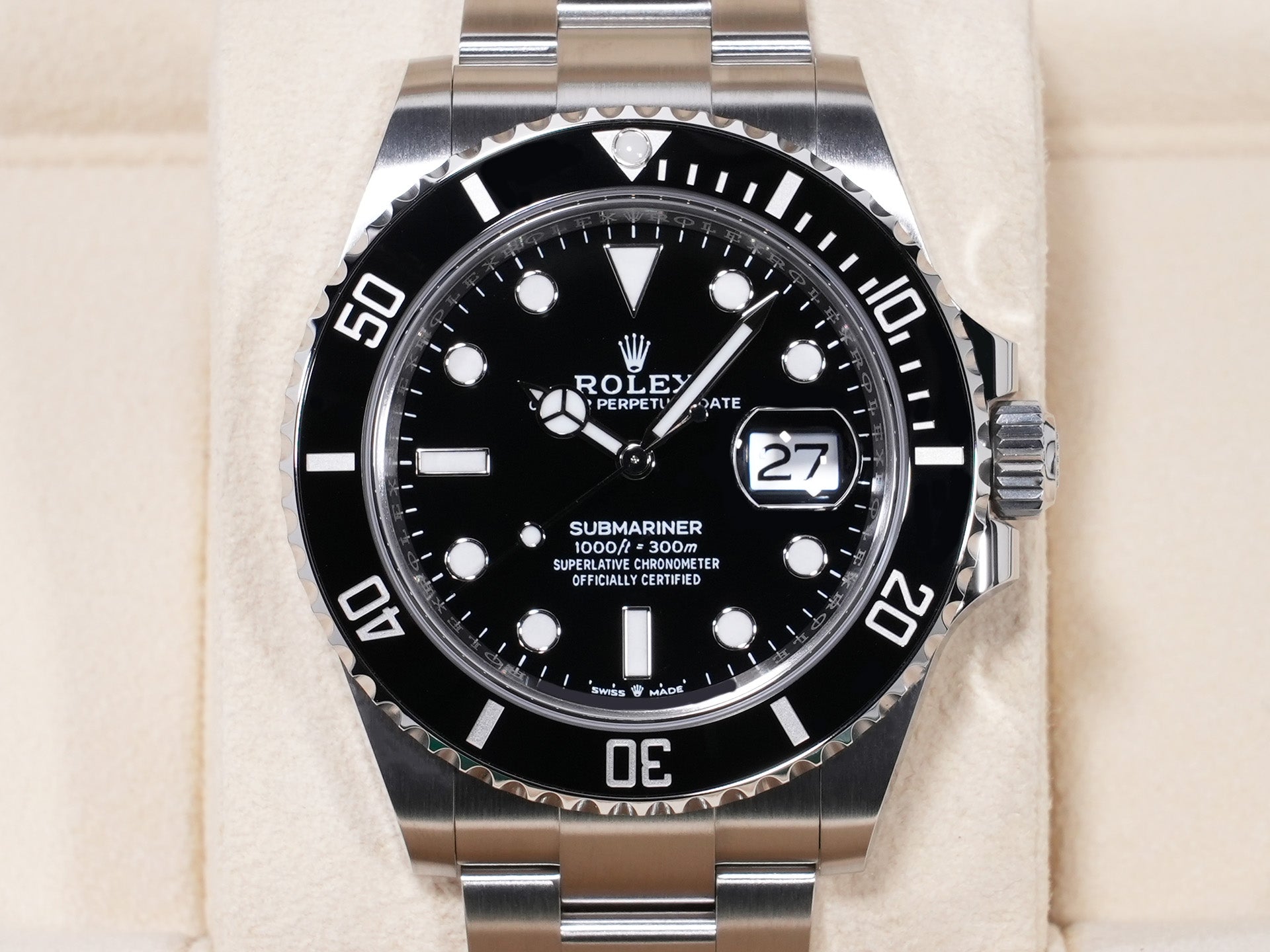 Rolex Submariner Date Ref. 126610LN Stainless Steel Black Dial Unused uqsxtana