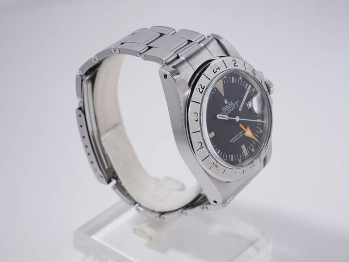 ロレックス エクスプローラーII Ref.1655 ステンレススチール ブラック文字盤 オイスターブレスレット 中古 747xfmgr