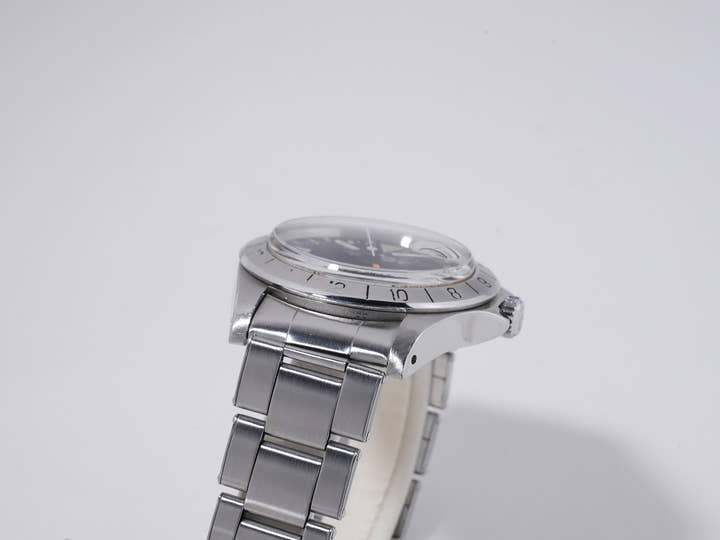 ロレックス エクスプローラーII Ref.1655 ステンレススチール ブラック文字盤 オイスターブレスレット 中古 747xfmgr