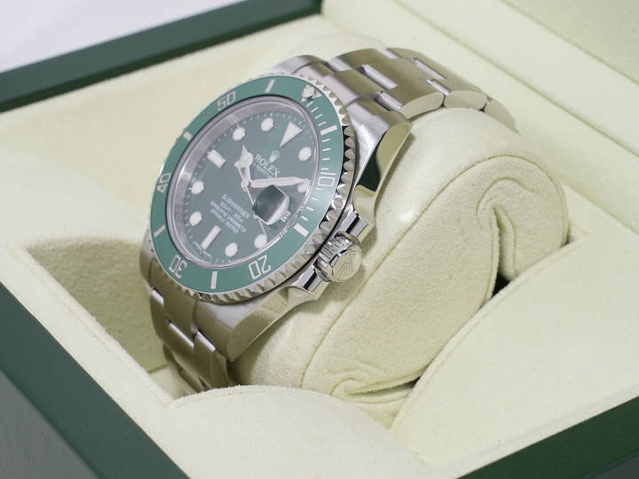 ロレックス サブマリーナー デイト Ref.116610LV ステンレススチール グリーン文字盤 美品 xyis4t3z