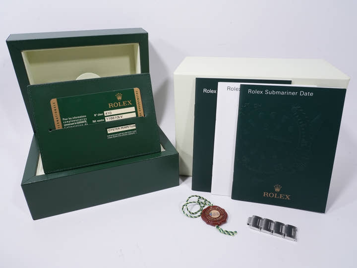 ロレックス サブマリーナー デイト Ref.116610LV ステンレススチール グリーン文字盤 美品 xyis4t3z