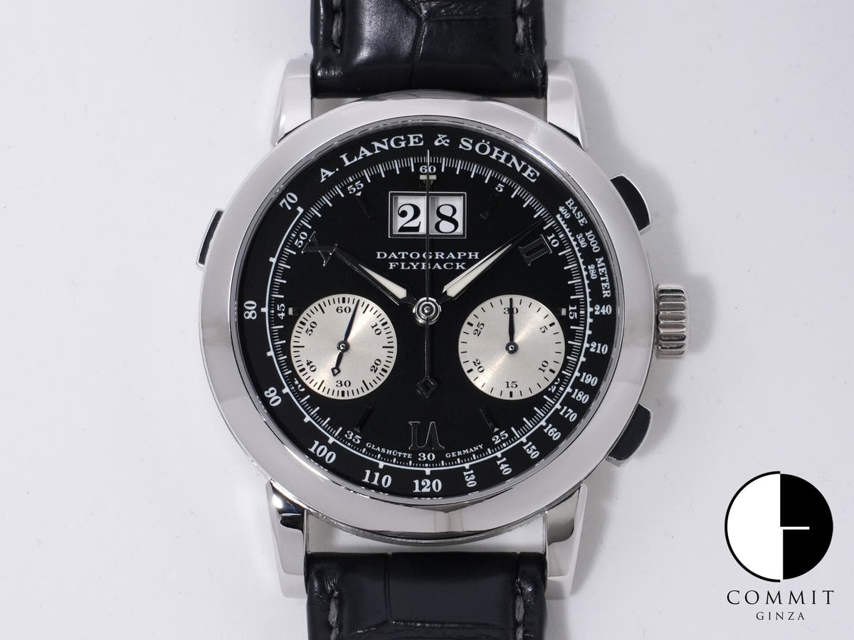 A.ランゲ&ゾーネ ダトグラフ Ref.403.035 プラチナ ブラック文字盤 中古 req9rvyh
