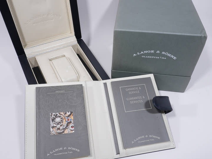 A.ランゲ&ゾーネ ダトグラフ Ref.403.035 プラチナ ブラック文字盤 中古 req9rvyh