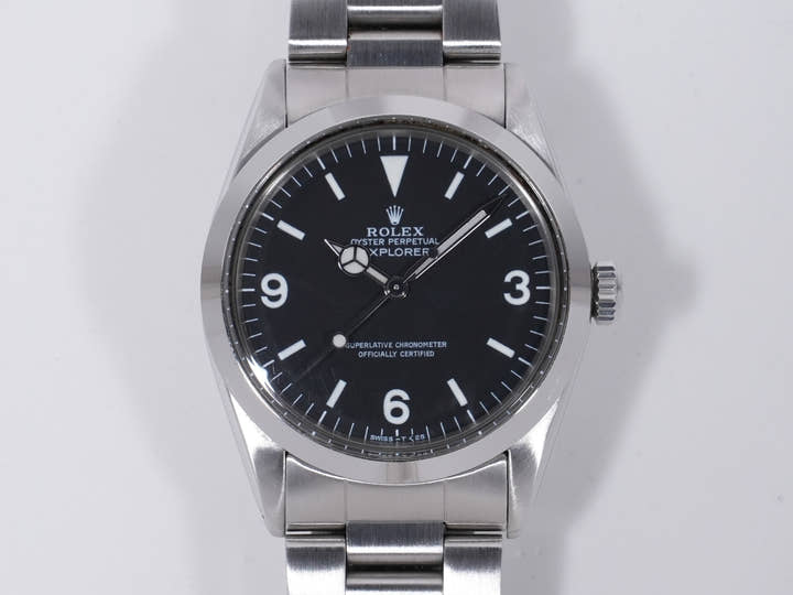 ロレックス エクスプローラーI Ref.1016 ステンレススチール ブラック文字盤 中古 pebt3ean