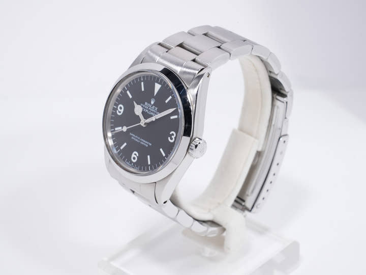 ロレックス エクスプローラーI Ref.1016 ステンレススチール ブラック文字盤 中古 pebt3ean