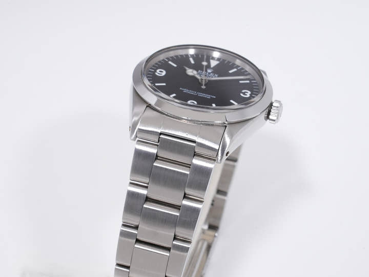 ロレックス エクスプローラーI Ref.1016 ステンレススチール ブラック文字盤 中古 pebt3ean