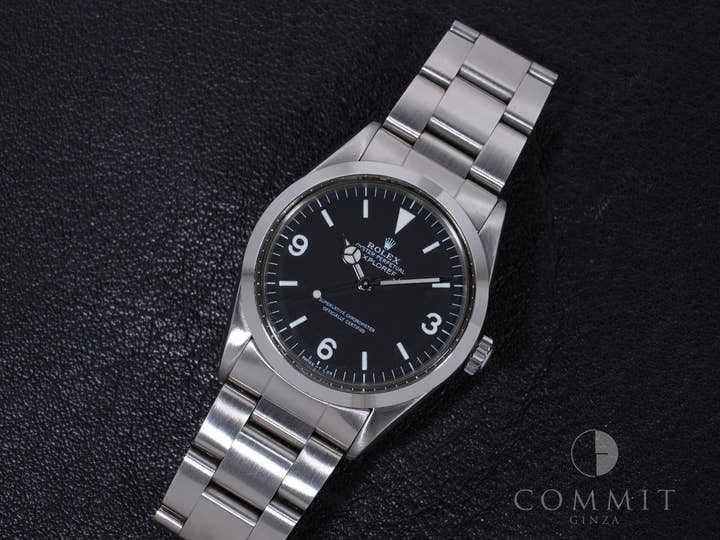 ロレックス エクスプローラーI Ref.1016 ステンレススチール ブラック文字盤 中古 pebt3ean