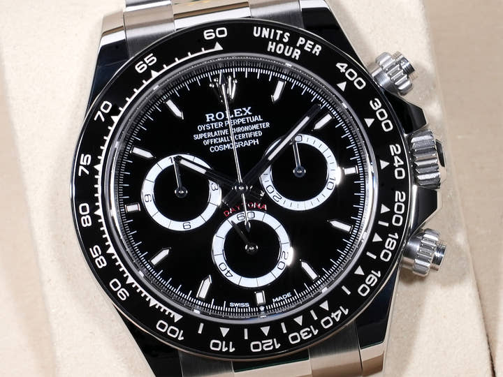 ロレックス デイトナ Ref.126500LN ステンレススチール ブラック文字盤 未使用 9dpt3ftz