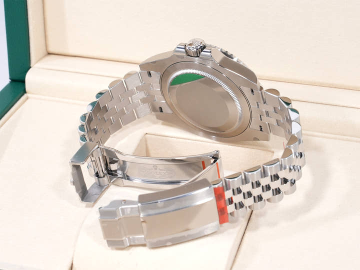 ロレックス GMTマスターII Ref.126710GRNR ステンレススチール ブラック文字盤 ジュビリーブレスレット 未使用 psiwanpx