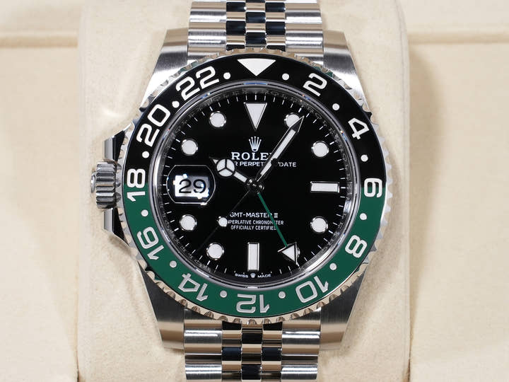 Rolex GMT-Master II Ref. 126720VTNR Stainless Steel Black Dial Jubilee Bracelet Unused 82727idn
