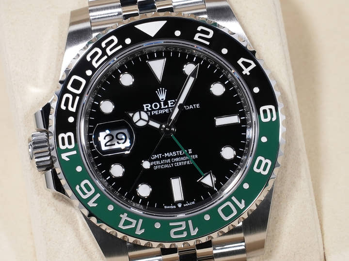 Rolex GMT-Master II Ref. 126720VTNR Stainless Steel Black Dial Jubilee Bracelet Unused 82727idn