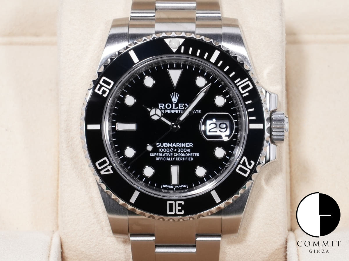 Rolex Submariner Date Ref. 116610LN Stainless Steel Black Dial Pre-owned (Used) yui4aeqg