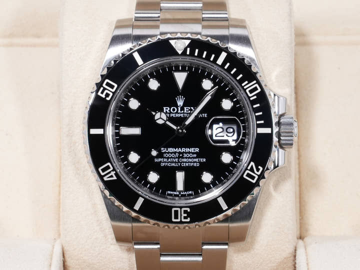Rolex Submariner Date Ref. 116610LN Stainless Steel Black Dial Pre-owned (Used) yui4aeqg