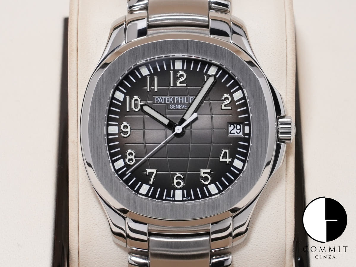 パテックフィリップ アクアノート エクストララージ Ref.5167/1A-001 ステンレススチール ブラック文字盤 美中古 96ztjijb