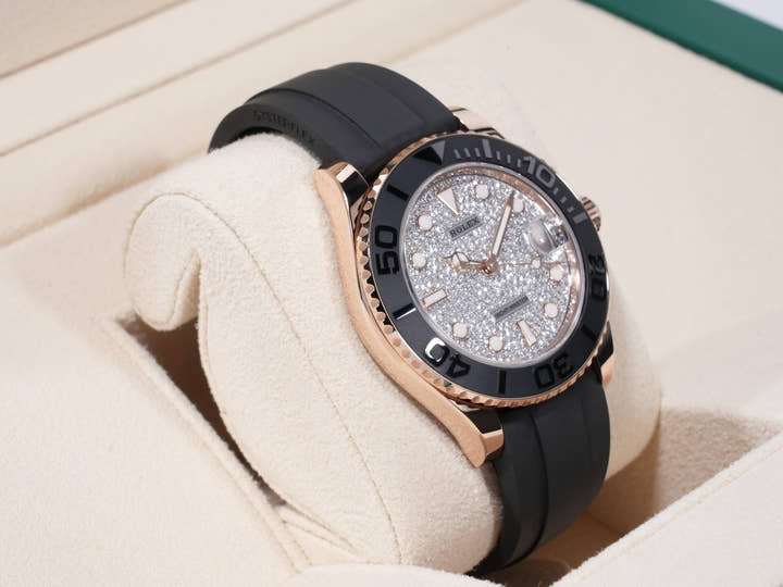 ロレックス ヨットマスター37 Ref.268655 エバーローズゴールド パヴェダイヤモンド文字盤 中古 vy5be5qd