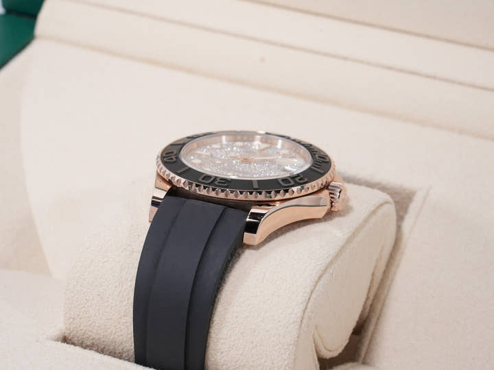 ロレックス ヨットマスター37 Ref.268655 エバーローズゴールド パヴェダイヤモンド文字盤 中古 vy5be5qd