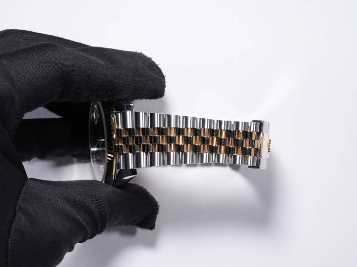 Rolex Datejust 41 Ref. 126333G Stainless Steel/Yellow Gold Bright Black 10 Diamond Dial, Excellent Condition 8izwqt8n