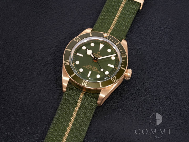 チューダー(チュードル) ブラックベイ フィフティエイト Ref.79018V 18Kイエローゴールド グリーン文字盤 美品 5wt98huj