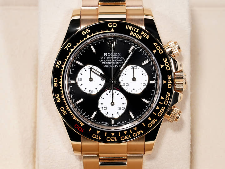 ロレックス デイトナ Ref.126528LN イエローゴールド ブライトブラック文字盤 美中古 6tddkf2n