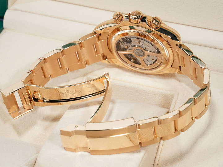 ロレックス デイトナ Ref.126528LN イエローゴールド ブライトブラック文字盤 美中古 6tddkf2n