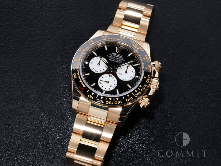 ロレックス デイトナ Ref.126528LN イエローゴールド ブライトブラック文字盤 美中古 6tddkf2n