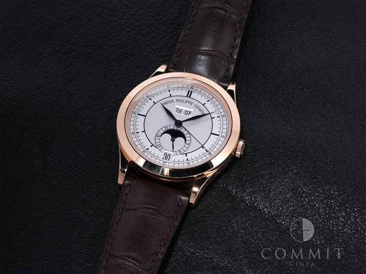 パテックフィリップ アニュアルカレンダー ムーンフェイズ Ref.5396R-001 ローズゴールド シルバー文字盤 美中古 i4ev2xtc