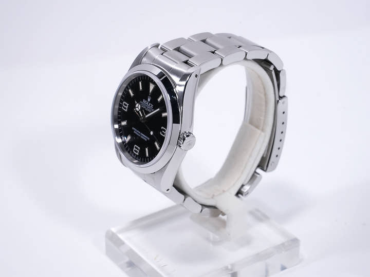 ロレックス エクスプローラーI Ref.14270 ステンレススチール ブラック文字盤 オイスターブレスレット 中古 ufrrnd4u