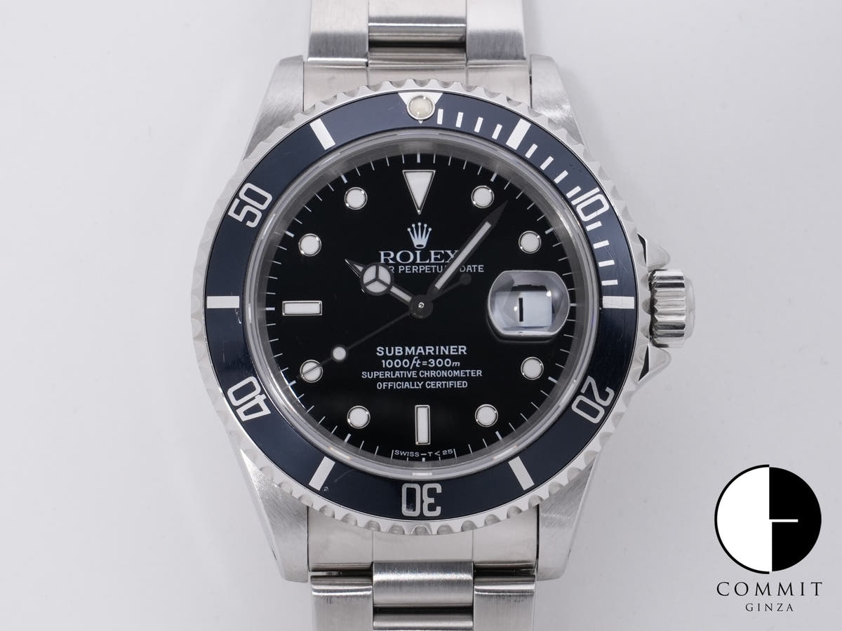 Rolex Submariner Date Ref. 16610 Stainless Steel Black Dial Pre-owned s3xbyz8y