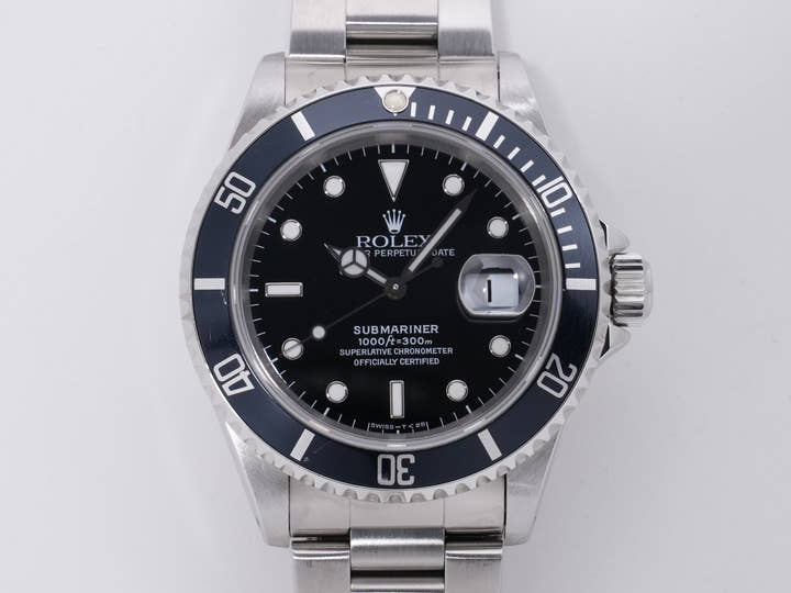 Rolex Submariner Date Ref. 16610 Stainless Steel Black Dial Pre-owned s3xbyz8y