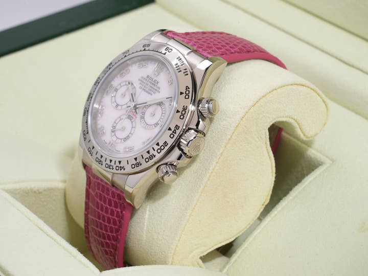 ロレックス デイトナ Ref.116519 ホワイトゴールド ピンクシェル文字盤 中古 mtbf3jxy