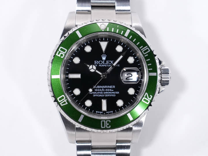 ロレックス サブマリーナー デイト Ref.16610LV ステンレススチール ブラック文字盤 中古 rvf7qn6u