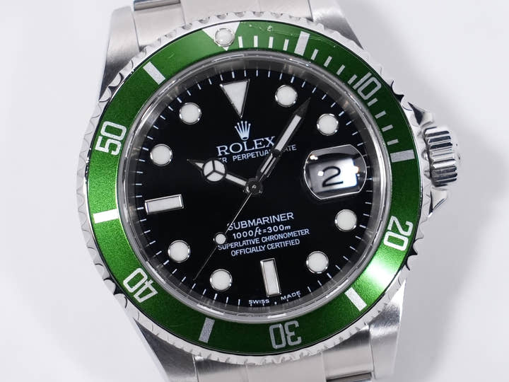 ロレックス サブマリーナー デイト Ref.16610LV ステンレススチール ブラック文字盤 中古 rvf7qn6u